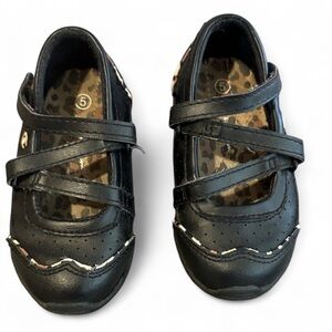 Champion Brand Black Kids Dress Shoes